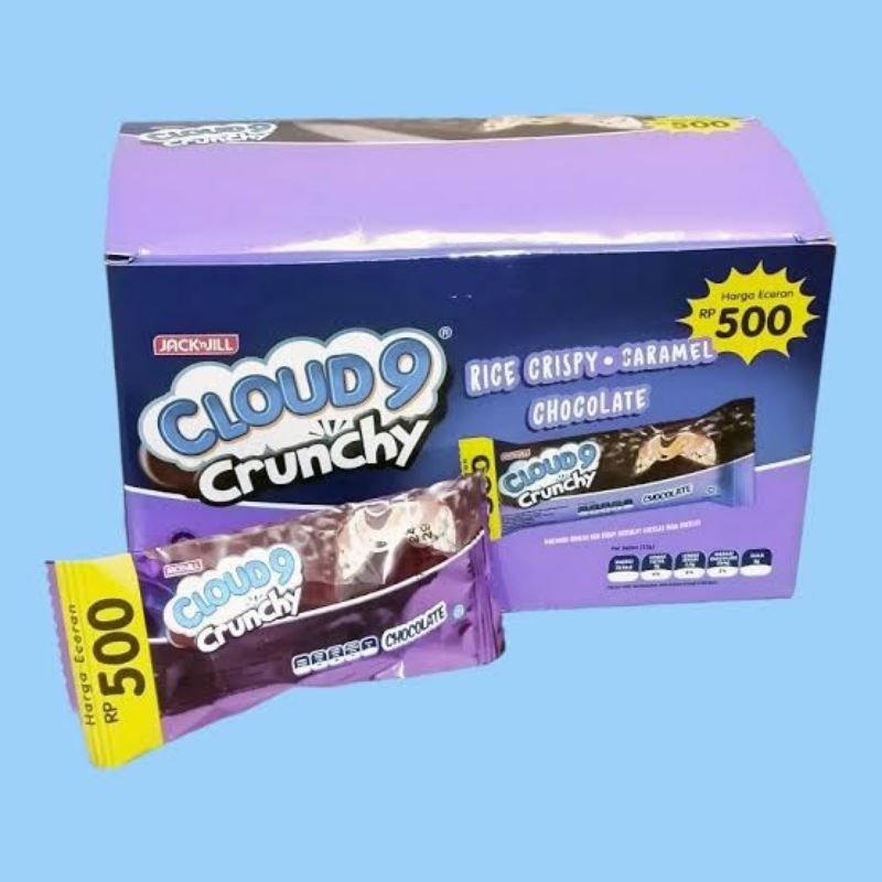 

Cloud 9 Crunchy crispy, caramel, chocolate 24pcs