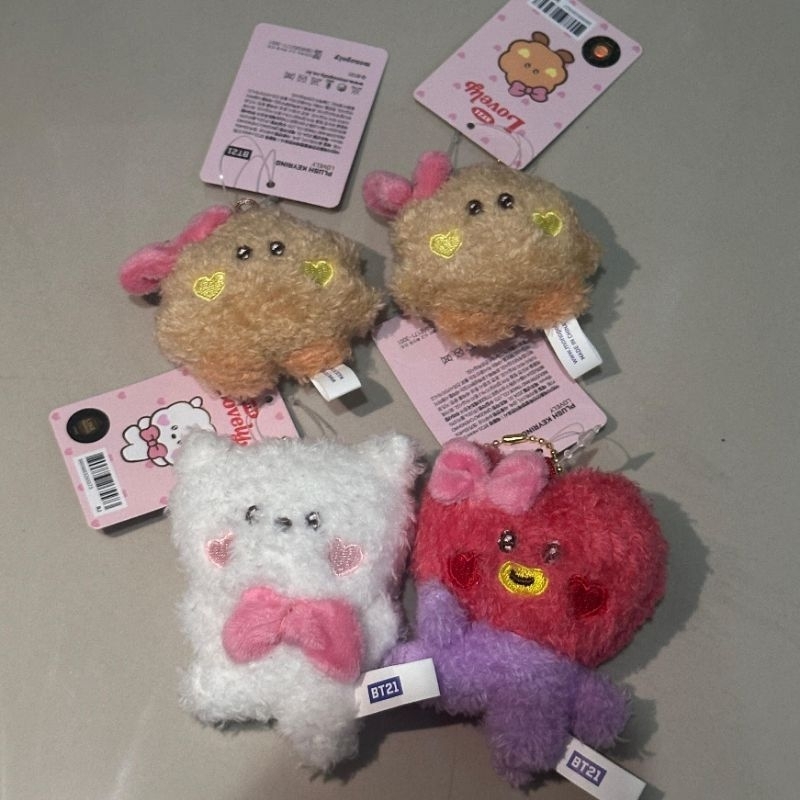 [Ready] BT21 Lovely Bag Charm
