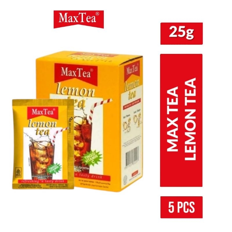 

MAX TEA Lemon Tea Box 5x25gr / Max Tea Lemon Tea Box 5 pcs