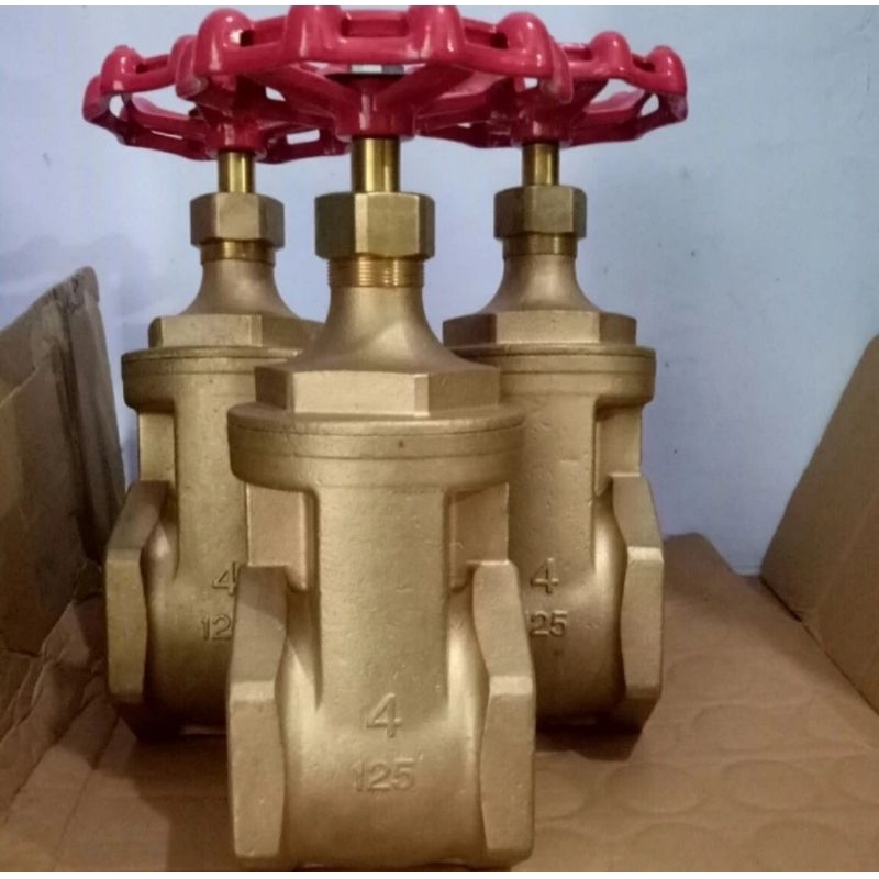 Gate Valve Kuningan kitz 4"inch
