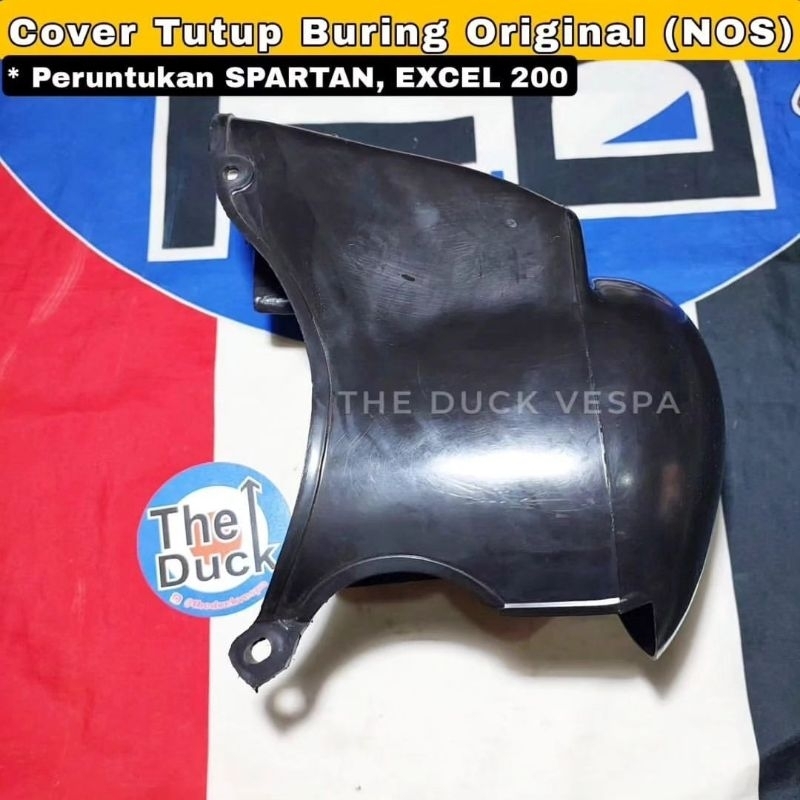 Cover Tutup Silinder Blok Buring Boring Original Nos Vespa Spartan Excel 200