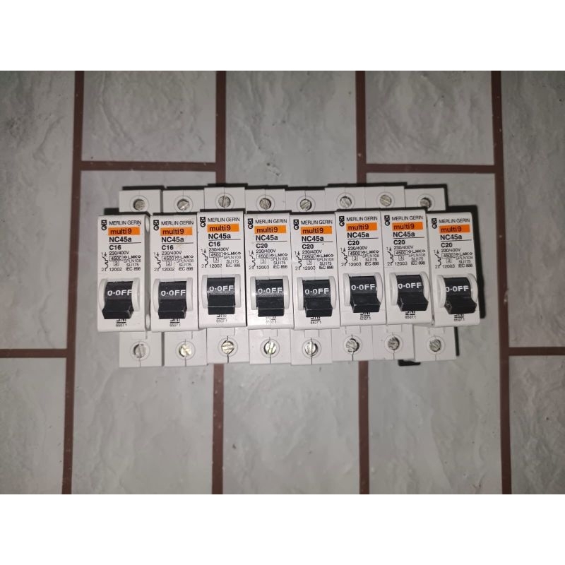 mcb multi9 NC45a cl2 cl4 cl6