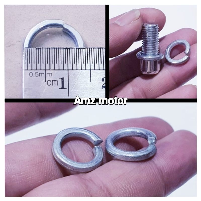 RING BAUT GANJEL SPION MOTOR/CIRCUIT/DUCATI/SPION BLACK DIAMOND/RING BAUT L6 SPION VARIASI MOTOR