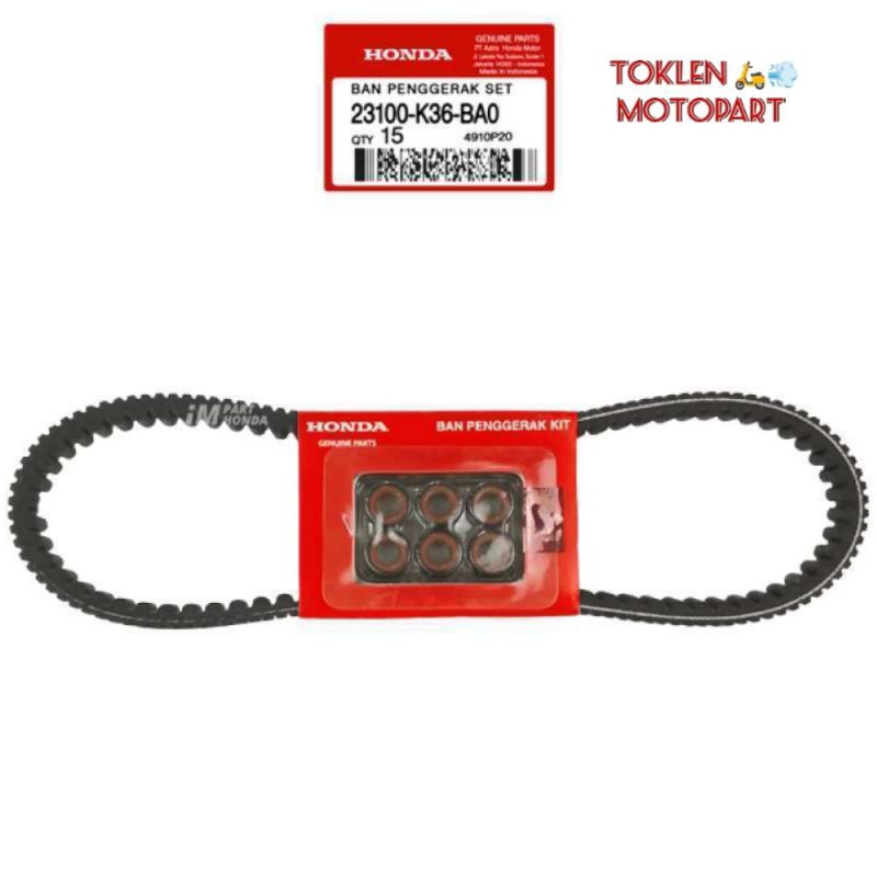 V-BELT/FANBELT SET (K36) VARIO 150 ESP K59 2015-2018 ORIGINAL HONDA AHM