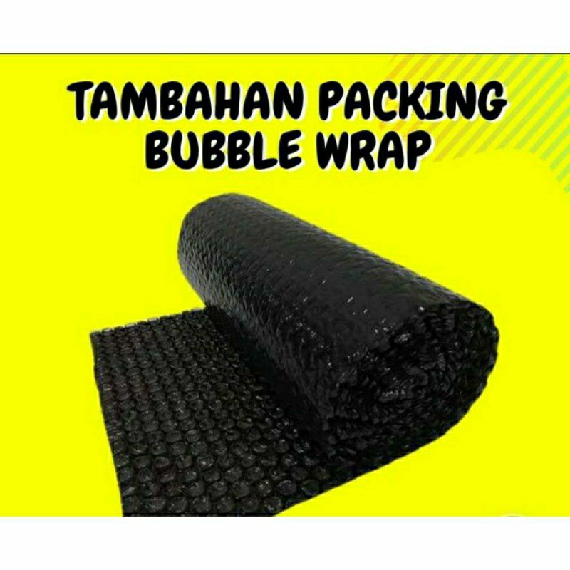 

BUBBLE WRAP TAMBAHAN PACKING AGAR PRIVASI AMAN