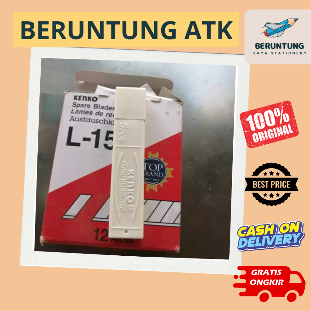 

MURAH Isi Cutter Kenko L-150 ORI (1 tube isi 5 pcs)