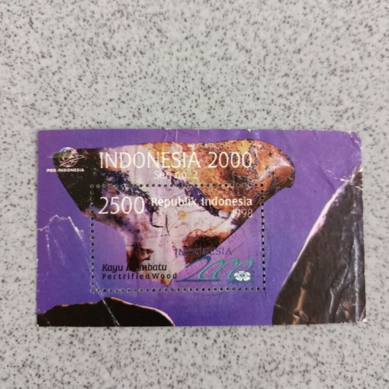 

Perangko used Indonesia Batu Mulia kayu alumbatu 1998