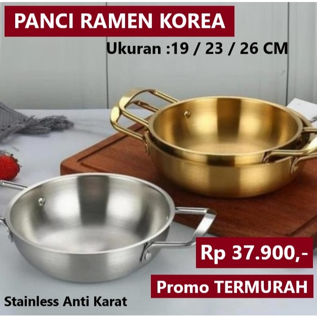 Panci Ramen / Panci Mangkok Ramen Korea / Noodle Pot
