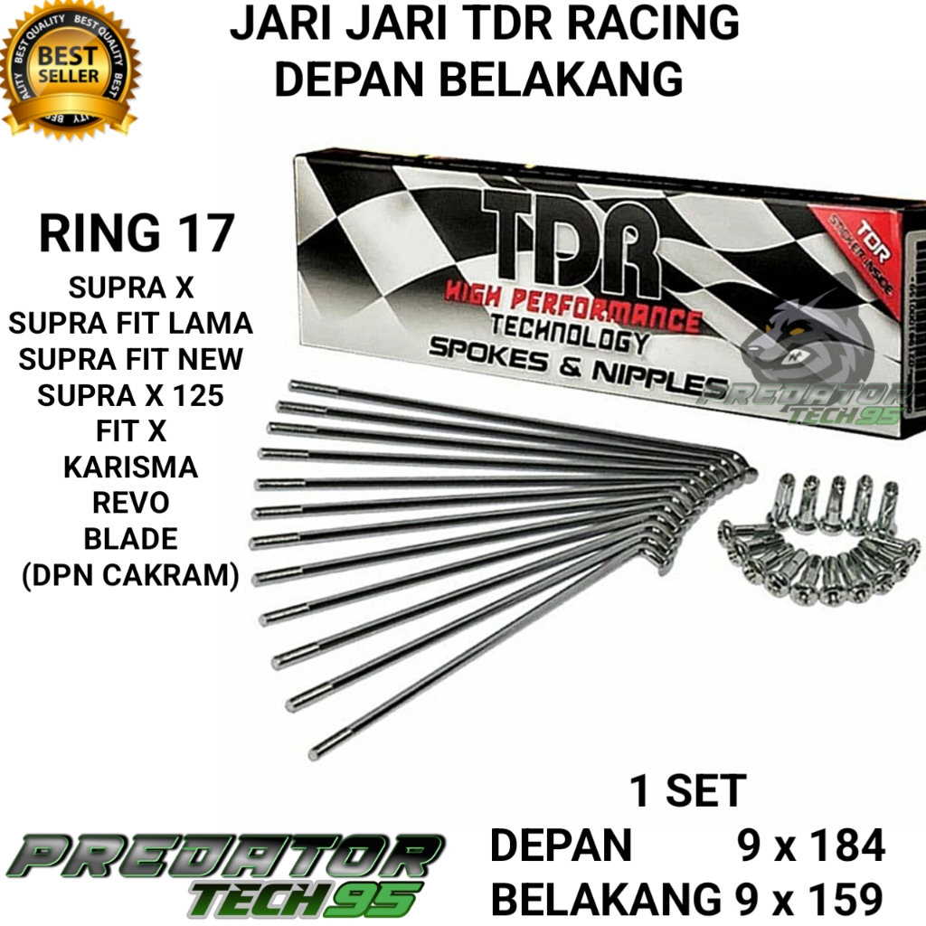 RAR JARI JARI JARI2 RUJI TDR ORIGINAL CHROME 1 SET VELG DEPAN BELAKANG RING 17 Honda Supra X Fit Old