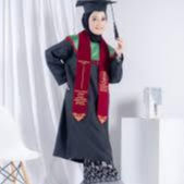 (1HARI JADI) SELEMPANG WISUDA KALUNG BORDIR UJUNG BATIK ANAK, Selempang wisuda, selempang bludru,