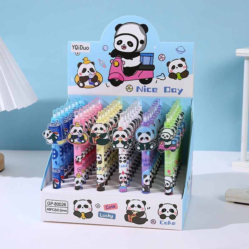 

Gelpen Panda Animals Akrilik Alat Tulis Stationary Ballpoint Bolpoin Pulpen