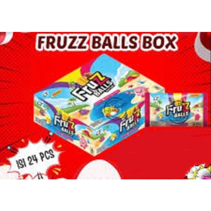 

Permen Fruzz Balls Box Chewy Candy Sachet isi 24 Pcs