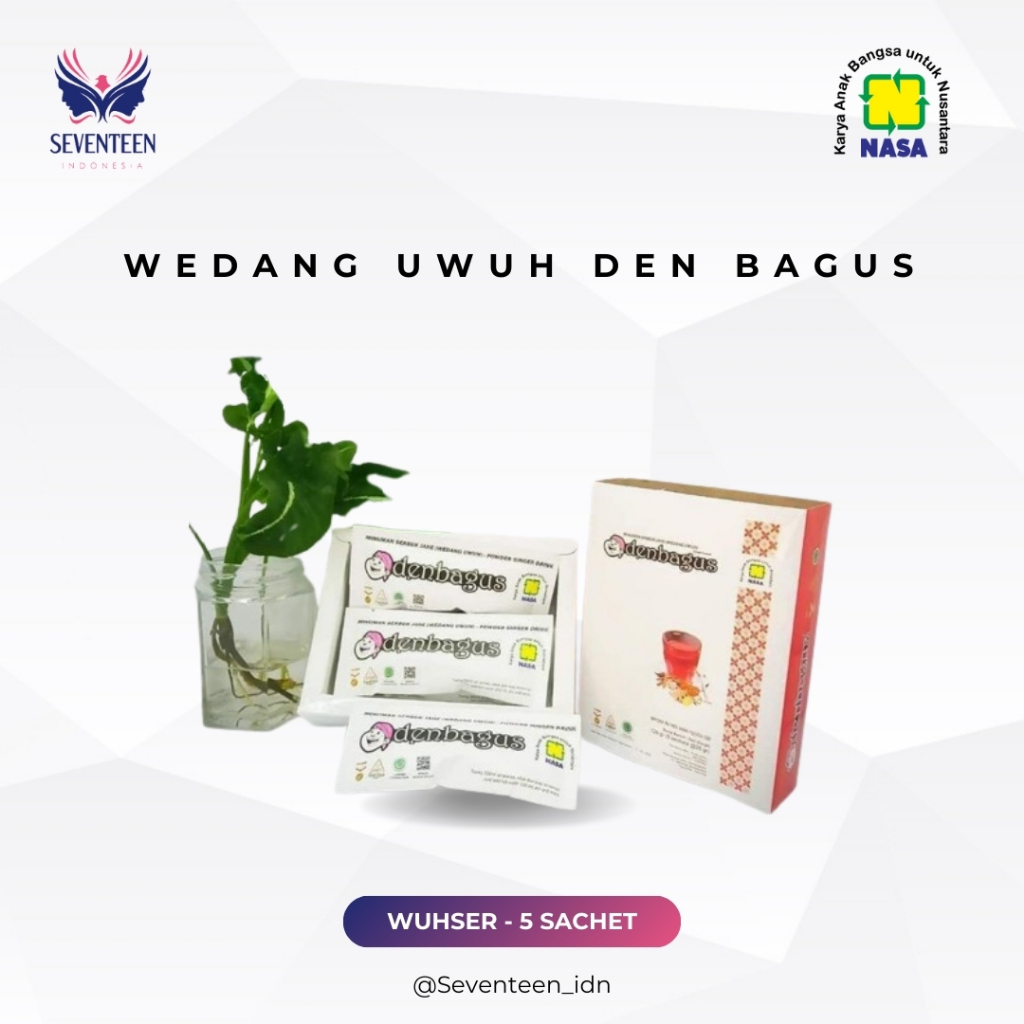 

WUHSER - Denbagus Wedang Uwuh Serbuk/5 sachet @ 25 gr (DEN BAGUS)