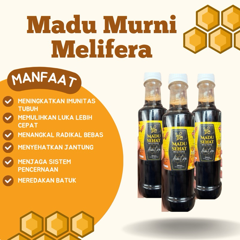 

Madu Murni Mellifera Madu Lebah Apis Mencegah Flu Diabetes Demam Antioksidan 480 gram