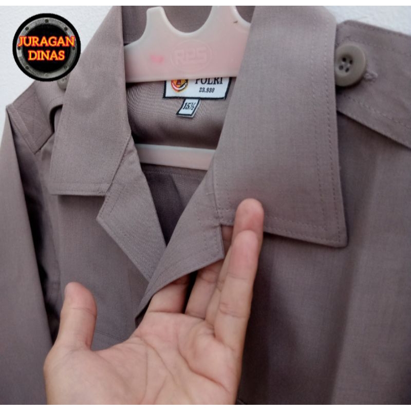 (New stelan) Baju PDL Jatah POLRI bahan halus asli original pembagian
