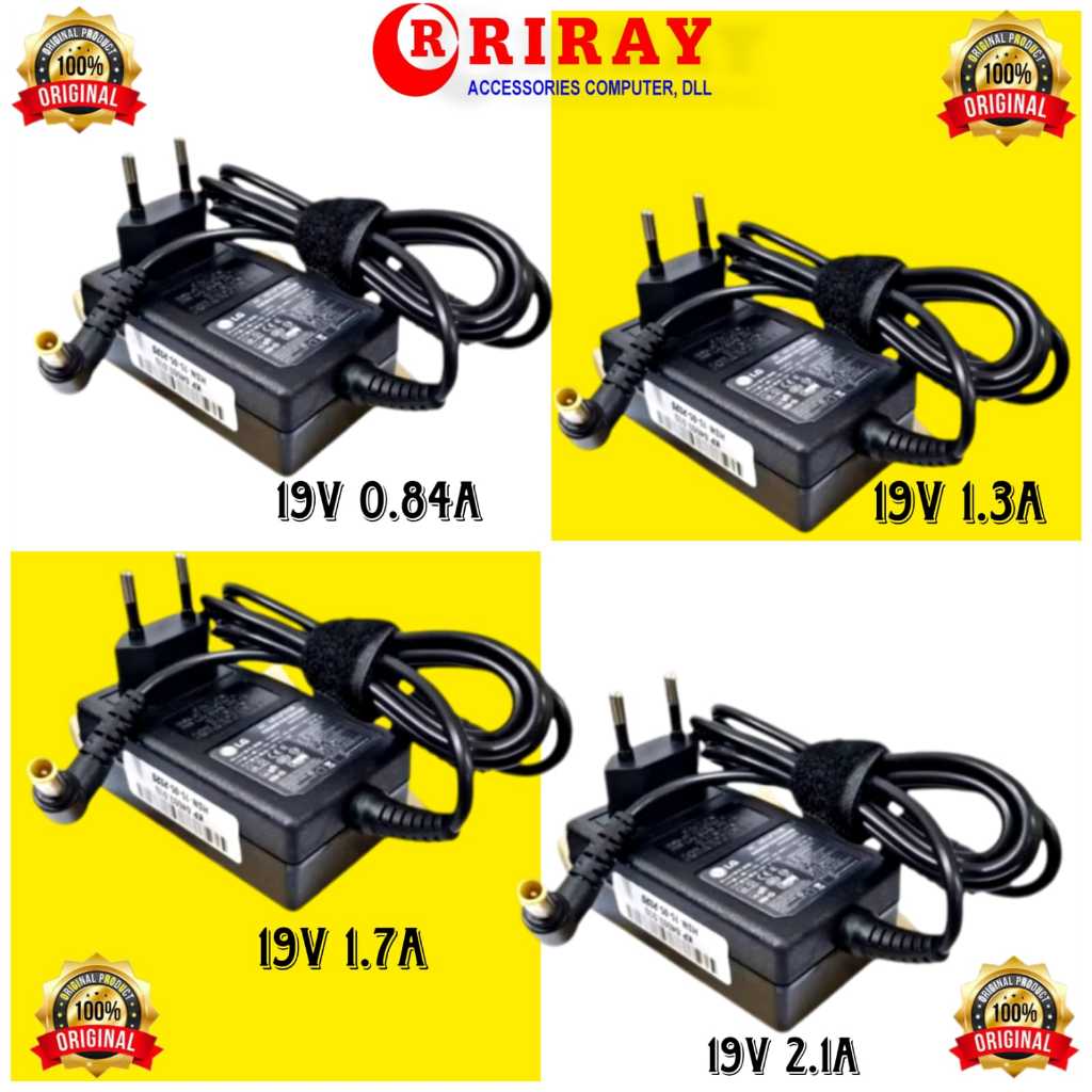 Adaptor TV Layar Monitor LG 19V / LCD Monitor TV 24" 30" 32" inch
