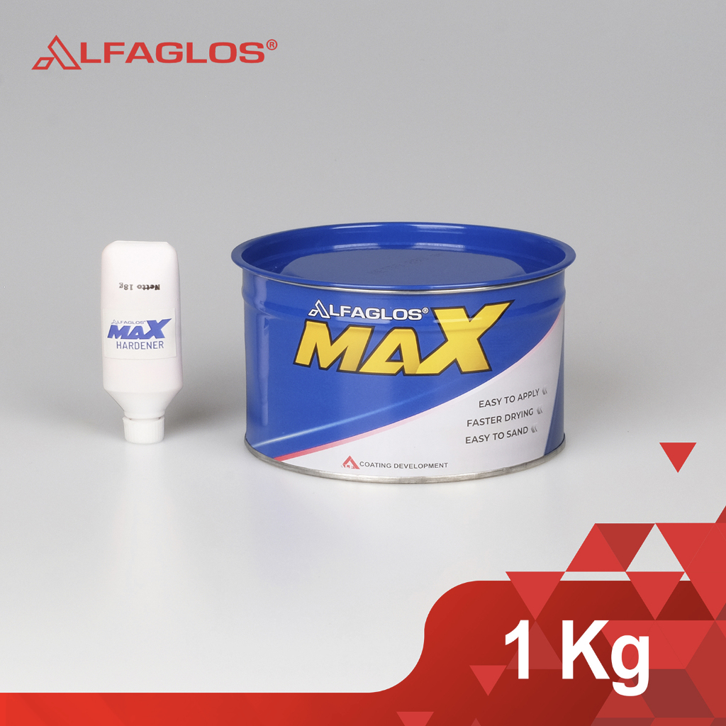 Alfaglos MAX Polyester Putty / Dempul Alfaglos MAX 1 kg