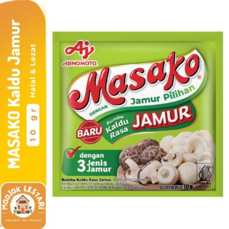 

MASAKO Kaldu Jamur/ Ayam/Sapi Sachet Bumbu Penyedap Gurih Lezat Sehat Ajinomoto