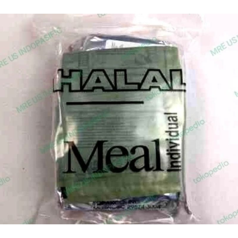 

MRE HALAL (Meal Ready to Eat) Amerika Halal meals