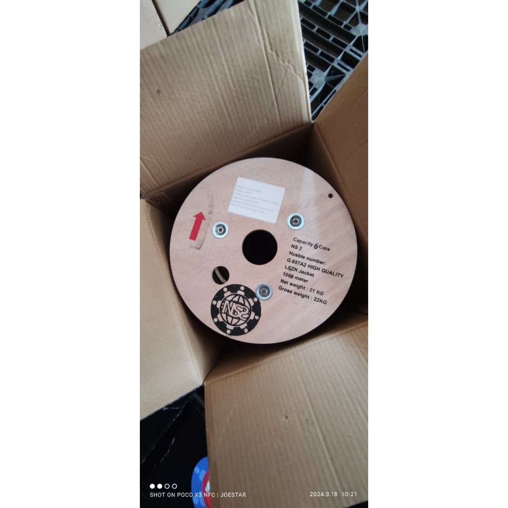 kabel fo dropcore 6 core 3 seling NS2 High Quality