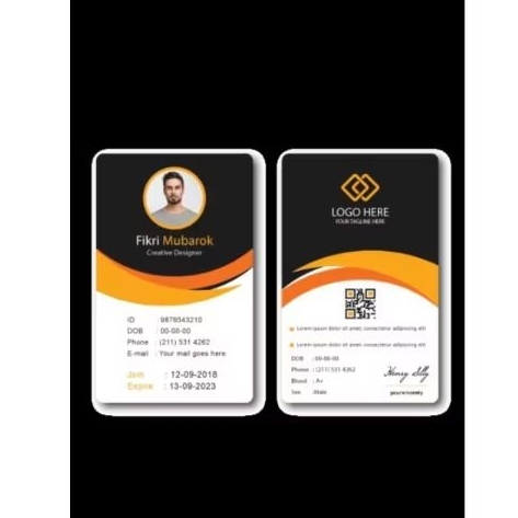 

ID CARD PERKENALAN BESERTA TALI