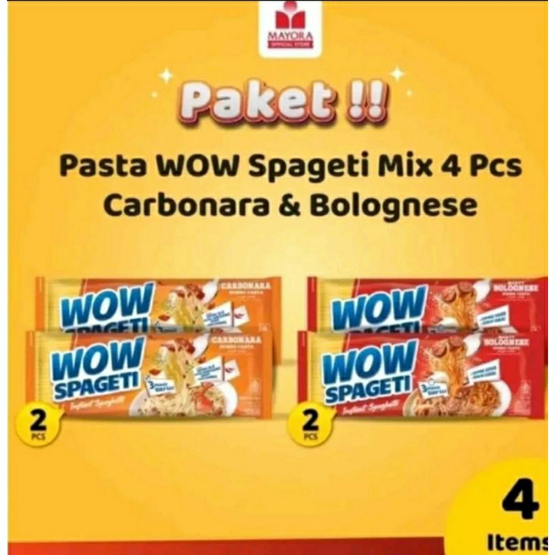 

Wow spagety PAKET ISI 4