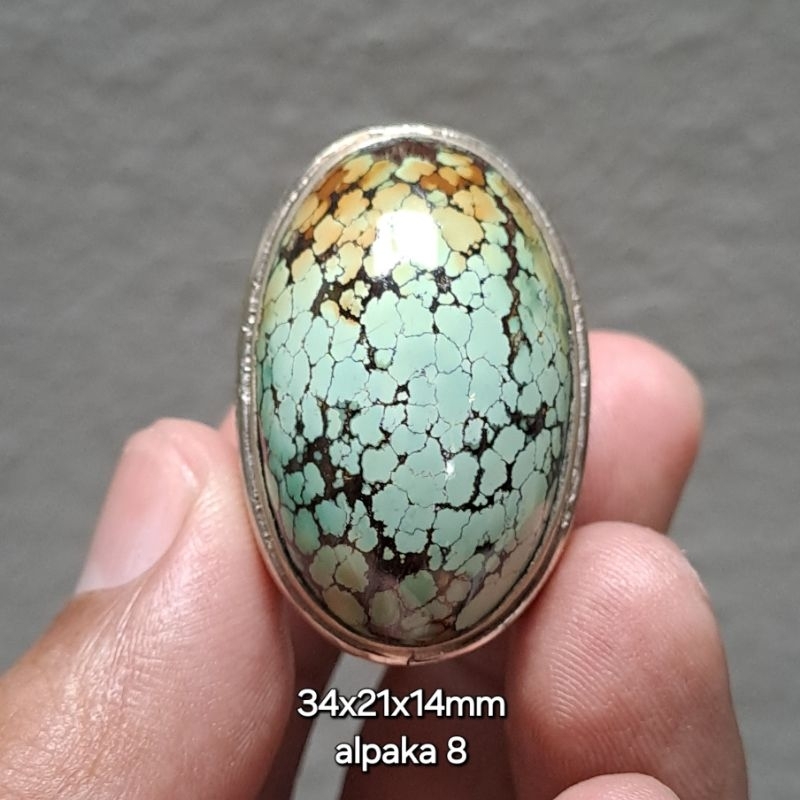 CINCIN 8 PIRUS HUBEI JUMBO HIJAU TOSCA MULTIWARNA ELEGAN