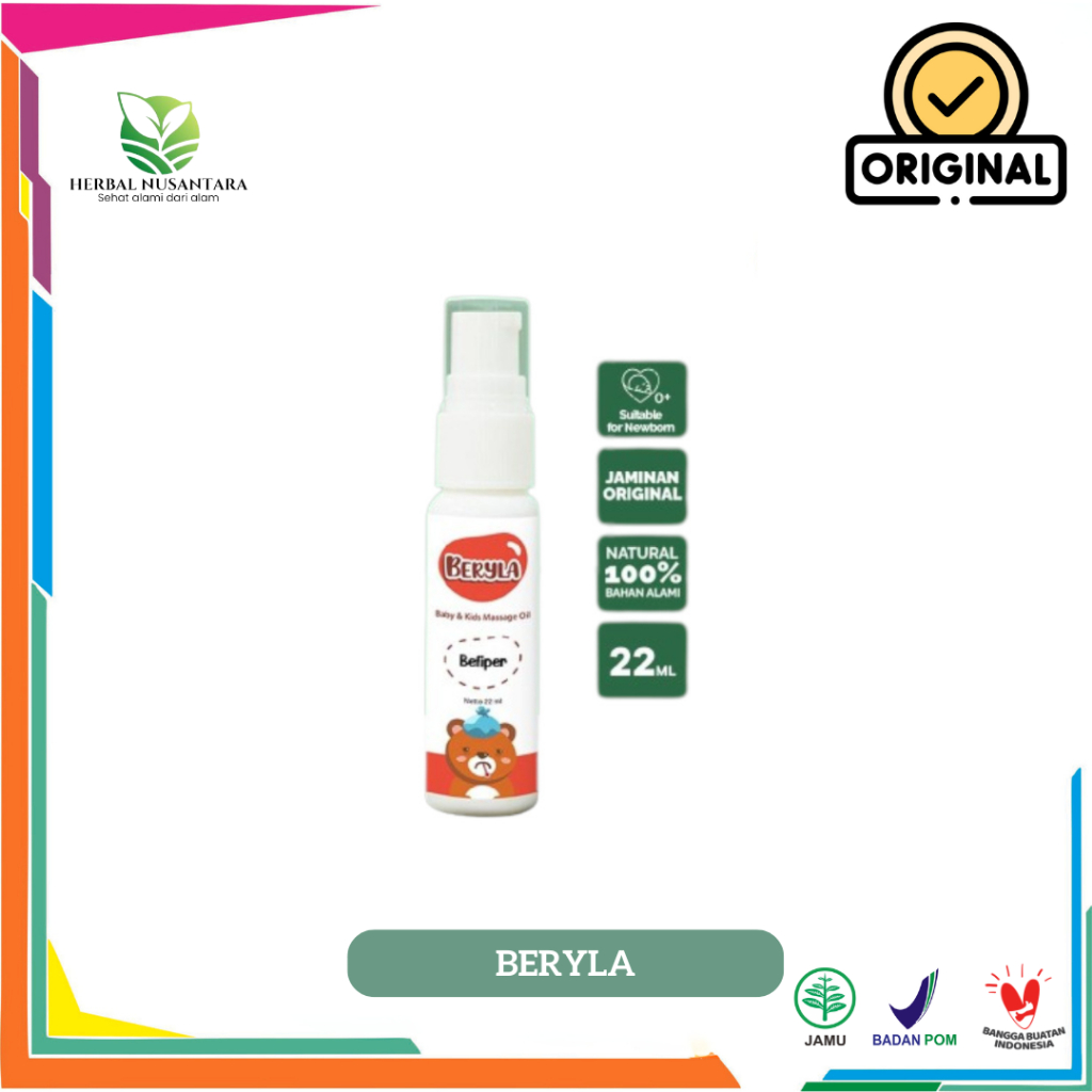 Beryla Baby Befiper Smoothing Massage Untuk Meredakan Gejala Demam