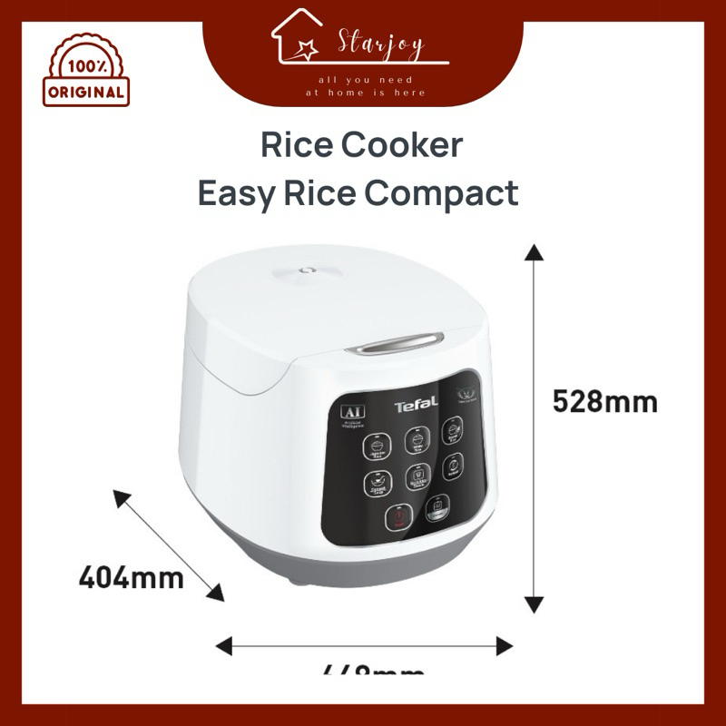 Tefal Rice Cooker Easy Rice Compact | Tefal Penanak Nasi Digital