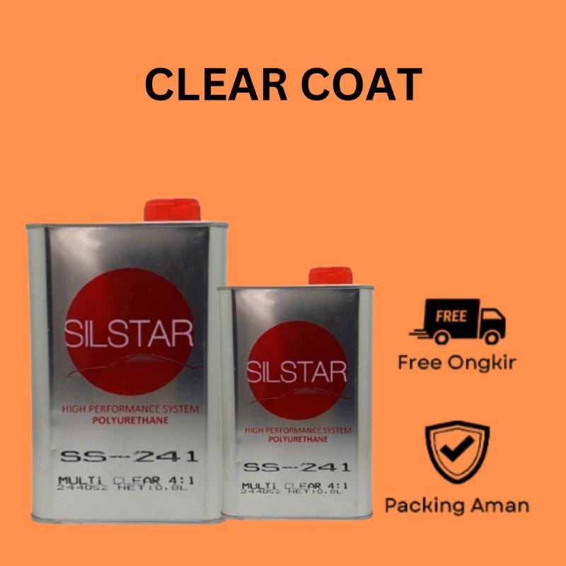 CLEAR COAT SILSTAR SS 521HS PREMIUM CLEAR 2:1 / PERNIS LABA LABA