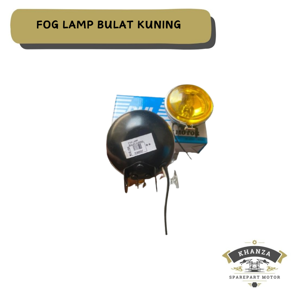 FOG LAMP BULAT KUNING FOG LAMP LAMPU KABUT BULAT WARNA KUNING HARGA BIJIAN