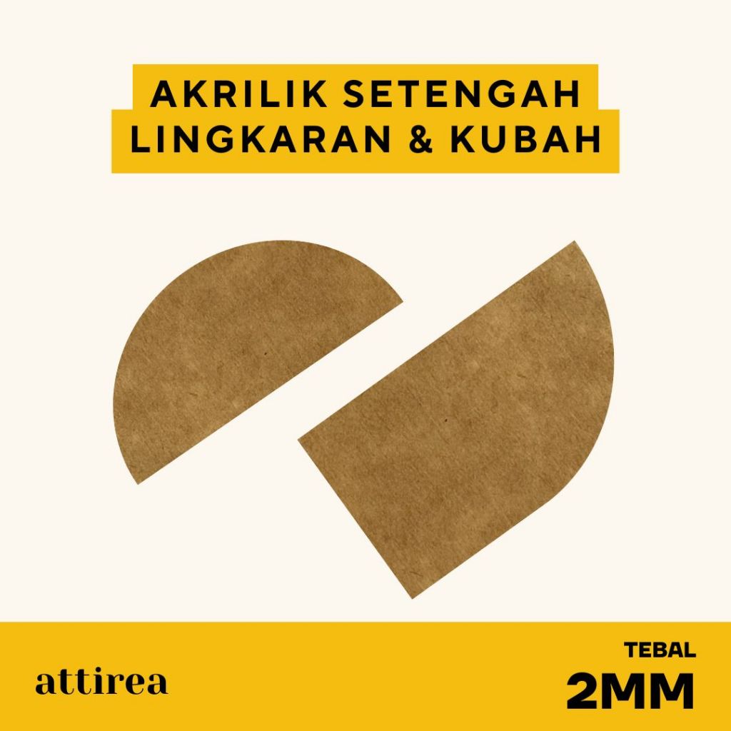 

Akrilik Setengah Lingkaran dan Setengah Kubah