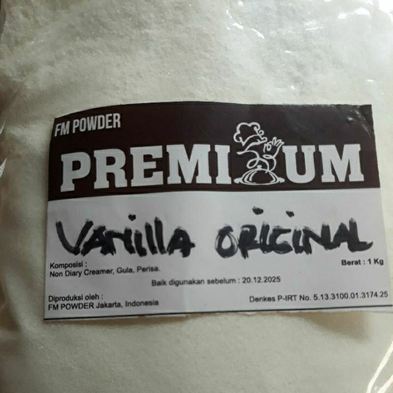 

[ COD ] Bubuk Vanilla original 1 Kg - Bubuk minuman Vanilla Original 1 Kg - Vanilla Original Powder 1Kg - Vanilla Original Bubuk 1Kg - Serbuk Vanilla Original Bubuk Nyoklat Serbuk Capucino Cappucino