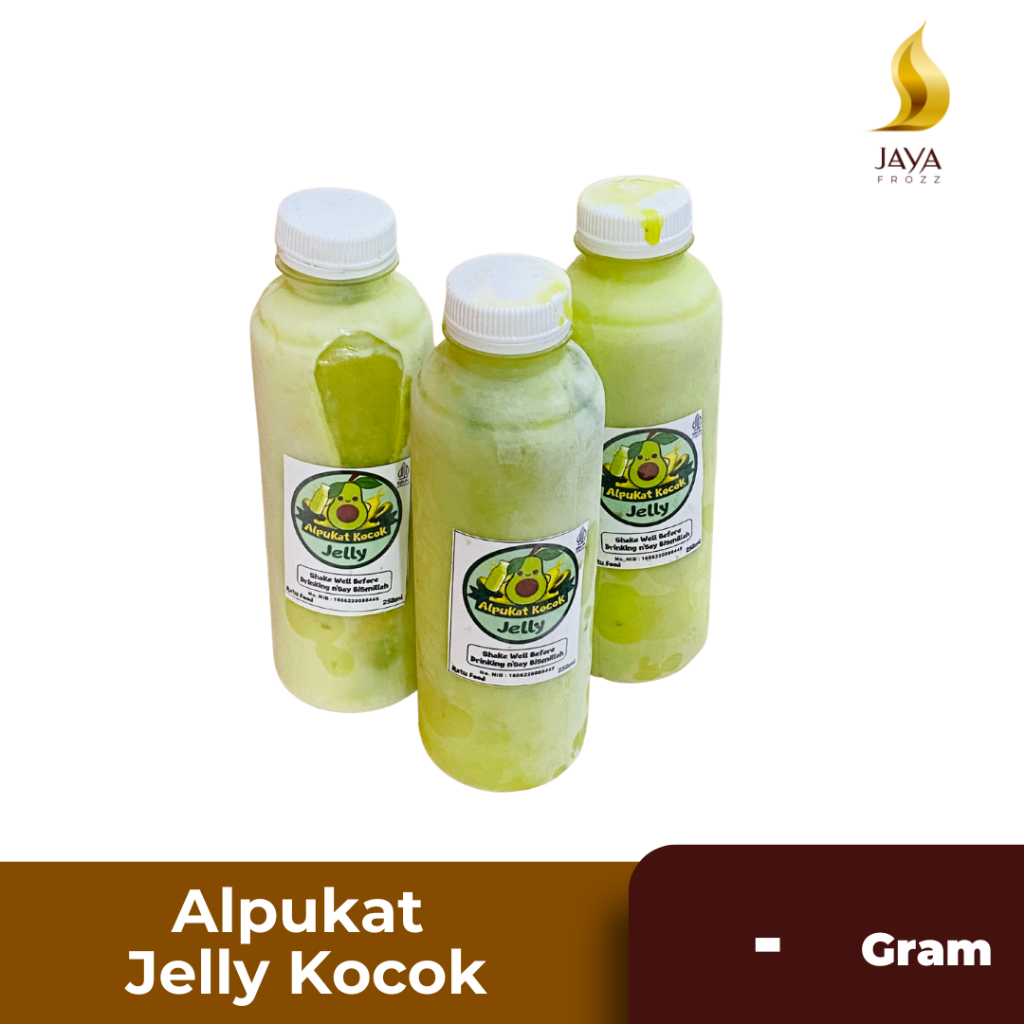 

ALPUKAT JELLY KOCOK BOTOL