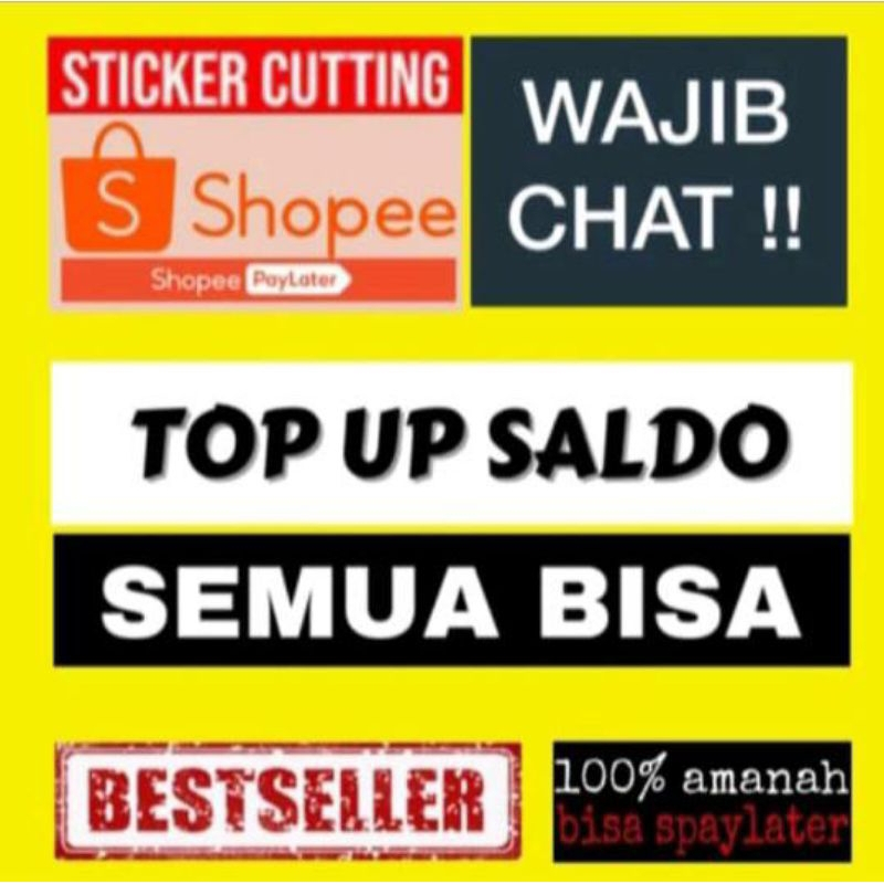 

(READY)STICKER SEMUA BISA ALL PELLETERR