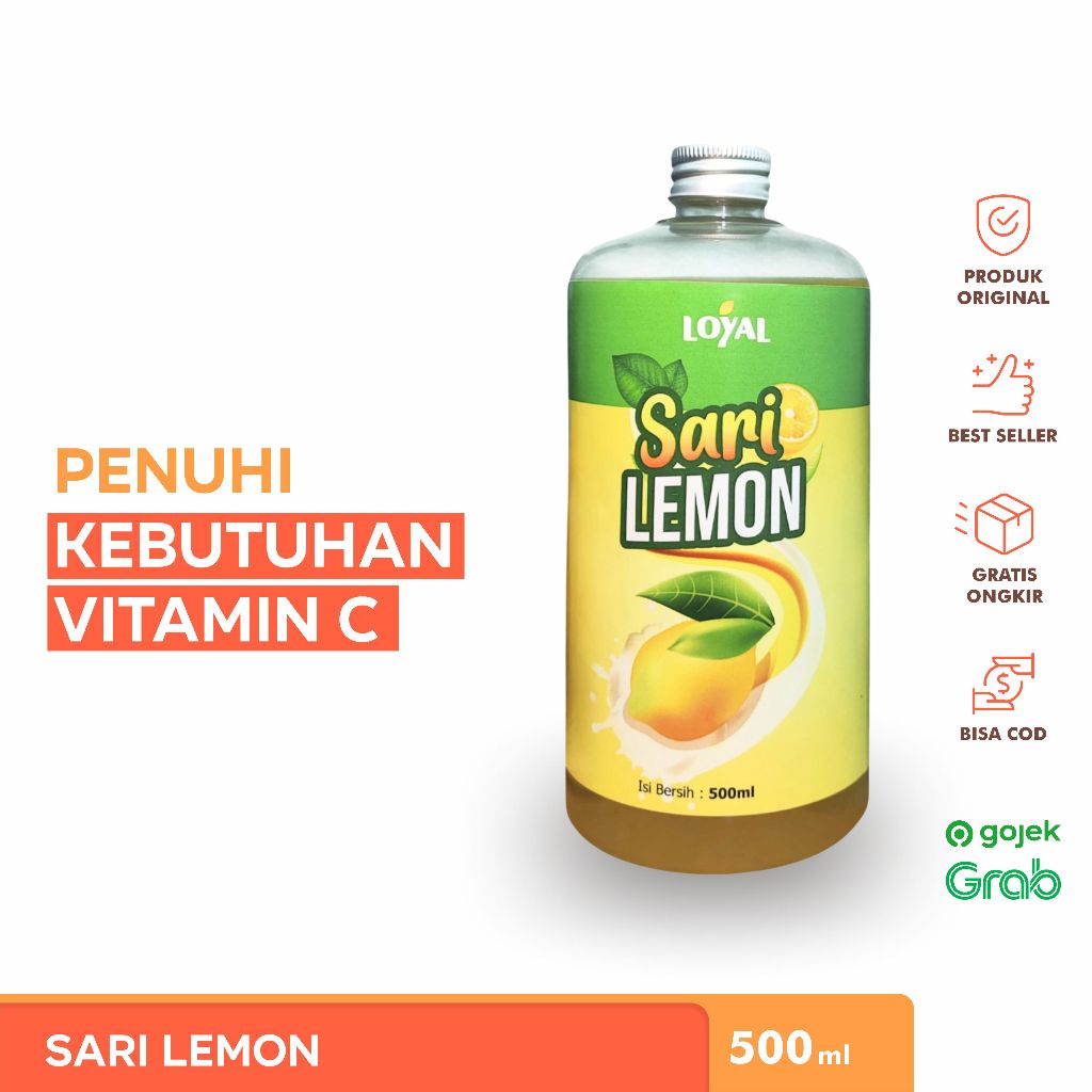 

LOYAL Sari Lemon Murni / Pure Lemon Juice Diet Sehat 500ml