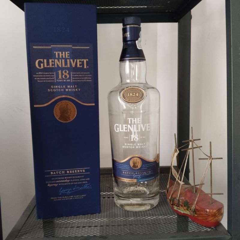 BOTOL MINUMAN THE GLENLIVET18/MULUS