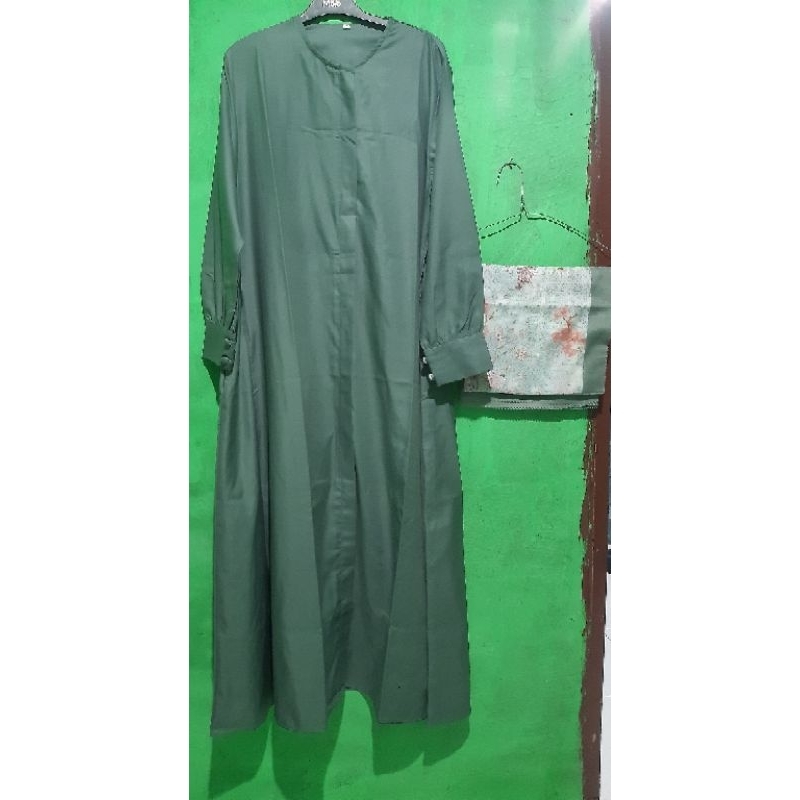 Gamis Laura Guzel Bahan Toyobo Set Hijab