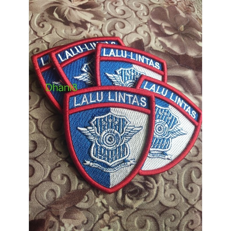 LOGO LANTAS LALU LINTAS  BORDIR TIMBUL LOGO BARU/ATRIBUT POLRI BORDIR