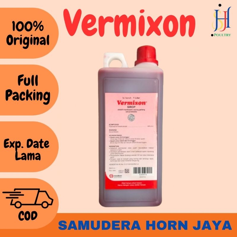Vermixon Sirop 1 L Pembasmi Cacing Gelang