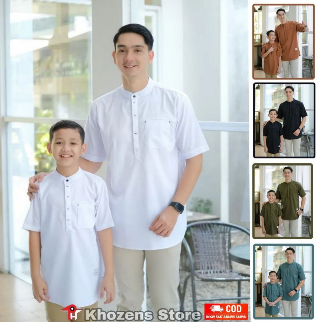 KOKO COUPLE AYAH DAN ANAK PREMIUM / QURTA PAKISTAN KAPEL AYAH DAN ANAK LAKI LAKI TERBARU - KOKO COUP
