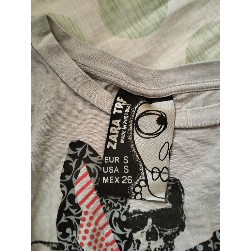 kaos zara butterfly kupu-kupu