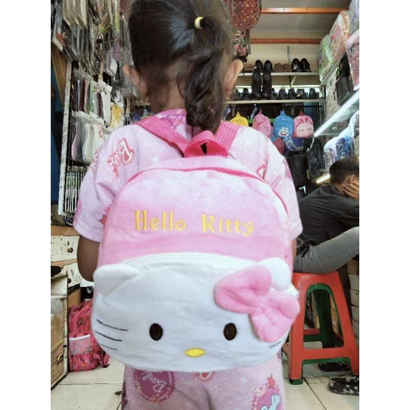 tas boneka karakter lucu imut import