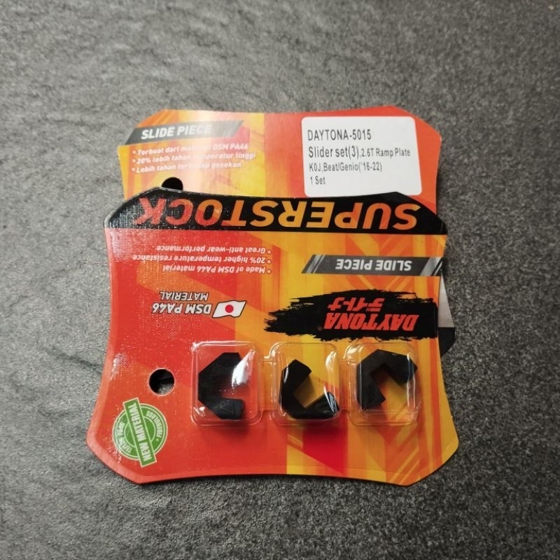 SLIDE PIECE DAYTONA BEAT DELUXE SCOOPY 2021 GENIO SLIDER RACING ASLI DAYTONA SLIDER