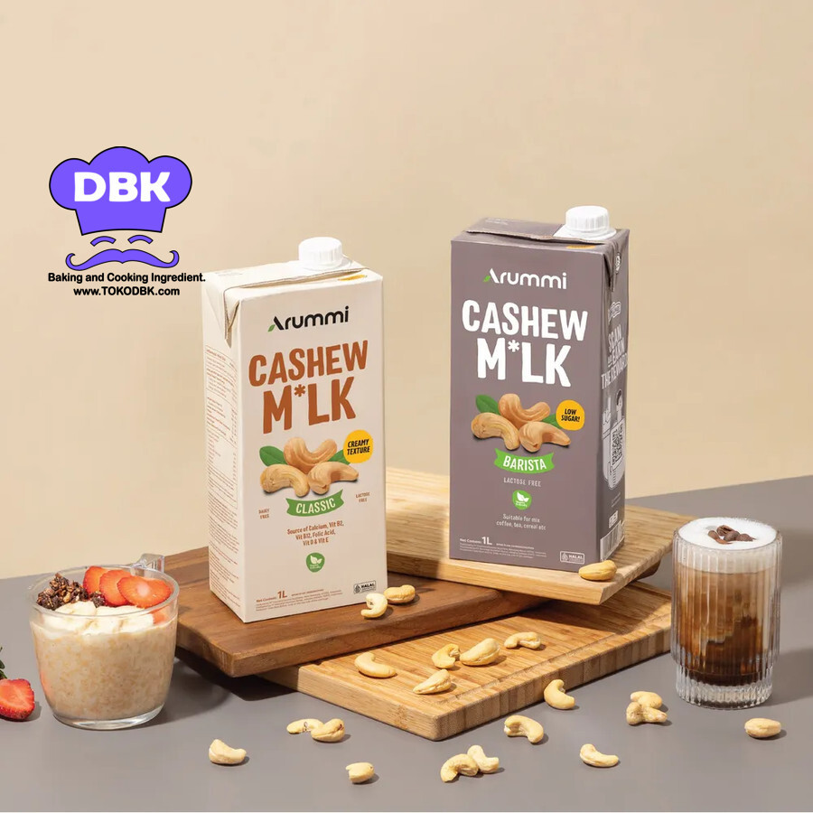 

Arummi Cashew Milk Drink 1 Liter | Minuman Susu Kacang Mede 1L campuran kopi