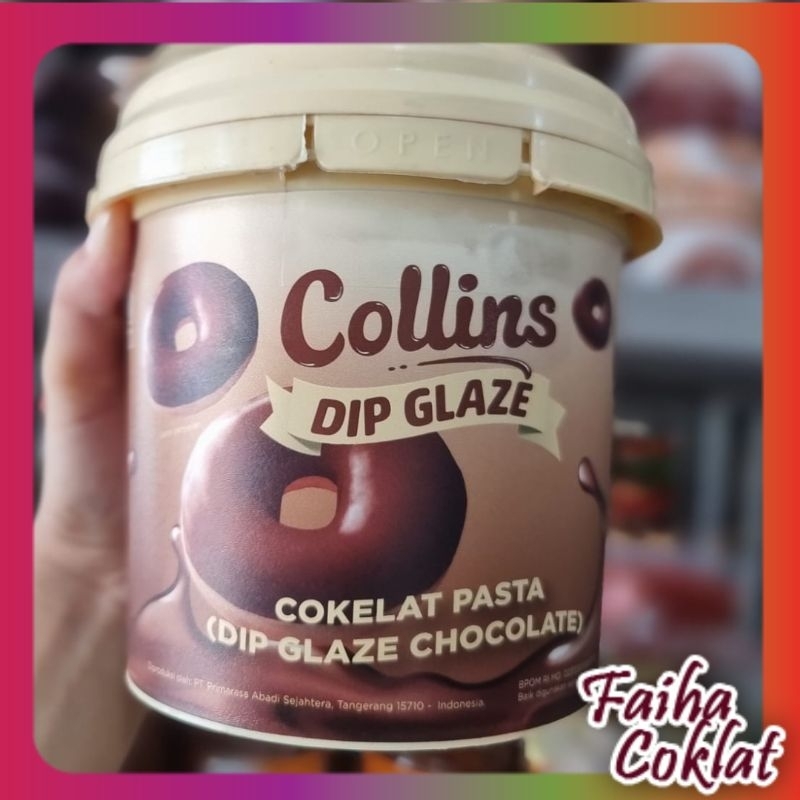 

Collins Dip Glaze Selai Makanan/Coklat Pasta Collins 1kg