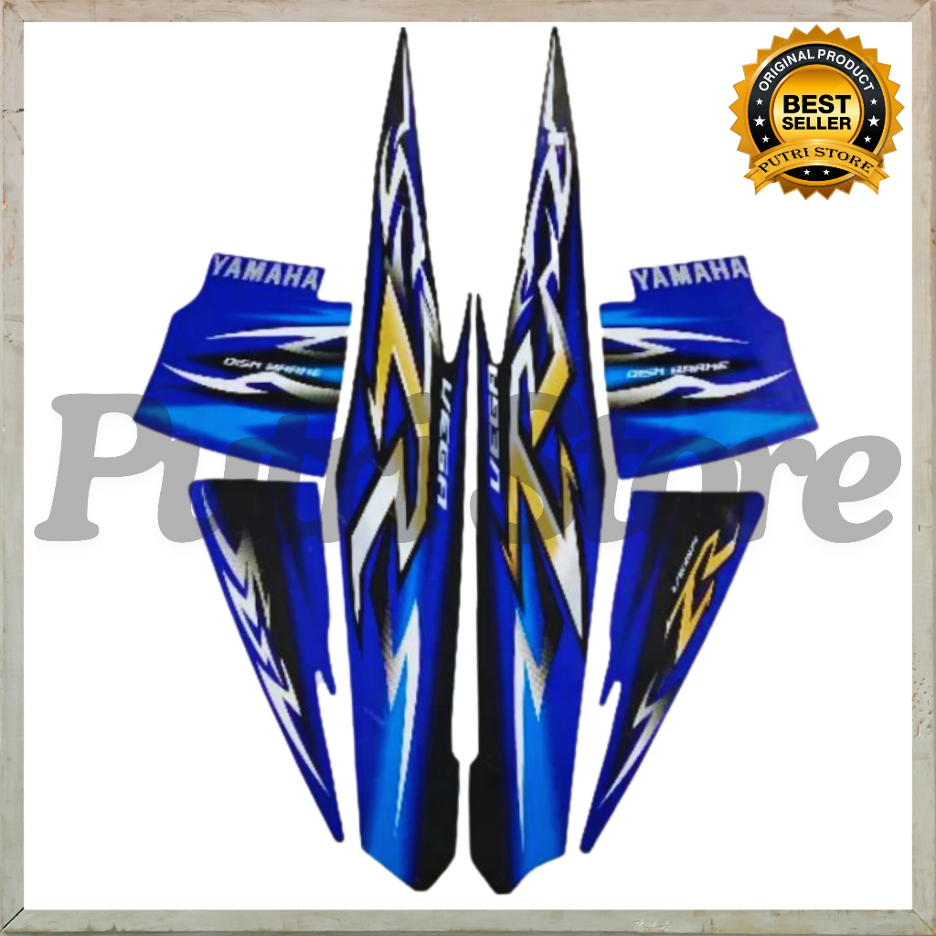Stiker Striping Vega Zr 2009 Full Biru List Body Motor Vega Zr 2009 Berkualitas