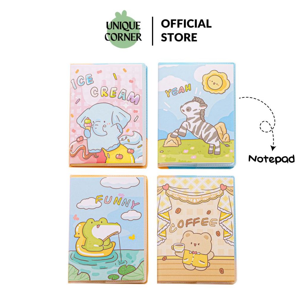 

UQ - (1pcs) Buku Notebook EVA Cover Buku Tulis Catatan Diary Lucu STY7042
