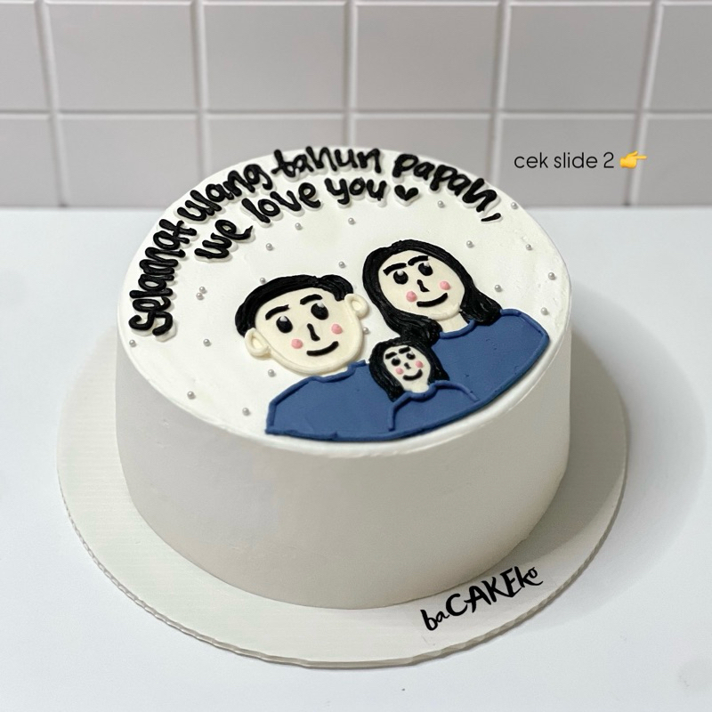 

korean cake (bisa H-1) | birthday cake | kue ulang tahun | bento cake