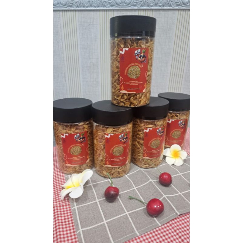 

Bawang Goreng Kriuk Premium 5 botol @ 150gr